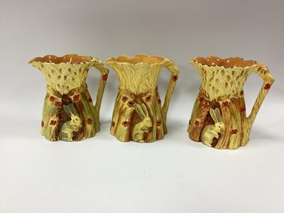Lot 1247 - Burleigh Art Deco Rabbit by Cornsheaf Jugs,...