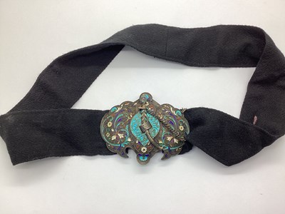 Lot 165 - A Highly Decorative Russian Style Cloisonne...