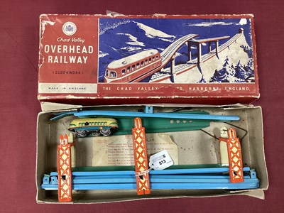 Lot 813 - A Tinplate Clockwork 'Overhead Railway' by...