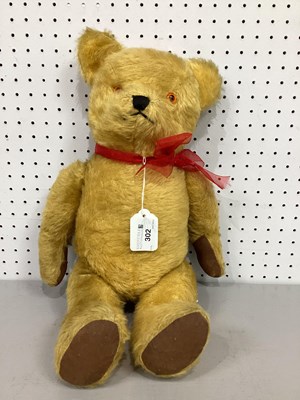 Lot 302 - A Mid XX Century Jointed Plush Teddy Bear,...