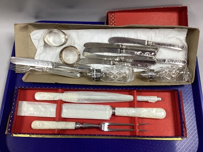 Lot 173 - A Set of Six Hallmarked Silver Handled Knives,...
