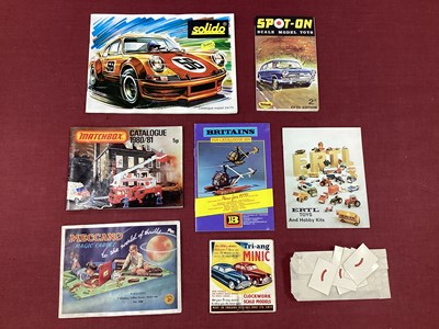 Lot 889 - A Small Quantity of Original Toy Catalogues,...