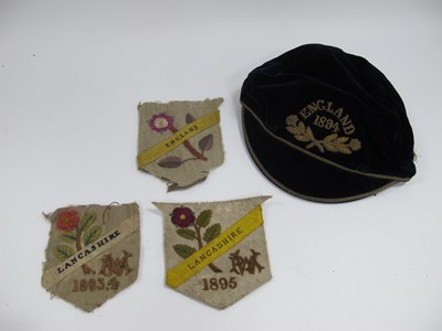 Lot 619 - 1894 England Maroon Velvet Sport Presentation...