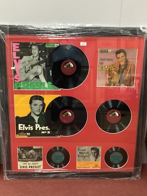 Lot 1471 - Elvis Presley Original Albums and EPs on H.M.V-...