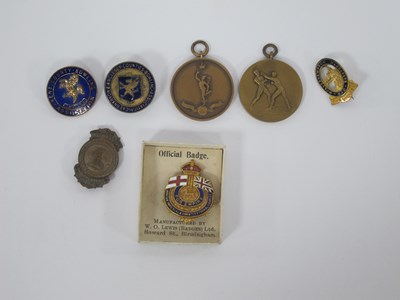 Lot 580 - The Wolves Enamelled Lapel Badge. Cycles...