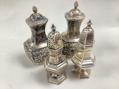 Lot 20 - A Pair of Decorative Edwardian Hallmarked...