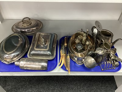 Lot 183 - A Mixed Lot of Assorted Plated Ware, including...