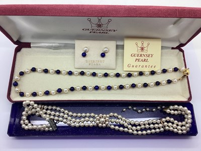 Lot 159 - 'Guernsey Pearl' Imitation Pearl Necklace, in...