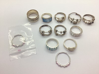 Lot 136 - A Collection of Assorted Modern Dress Rings,...