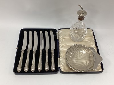 Lot 1272 - A Silver Shell Pin Dish (London 1957), plus a...