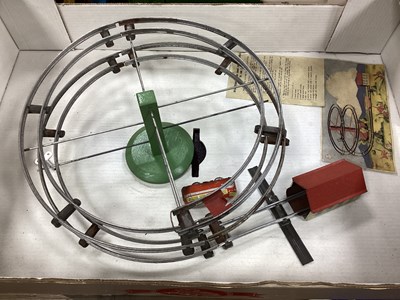 Lot 1076 - An Early 1900s German Tinplate Tower Railway,...