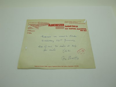Lot 466 - Matt Busby's Autograph, ink signed as part of...