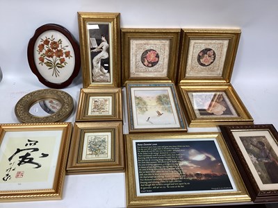 Lot 1131 - A Large Quantity of Small Framed Prints, in...