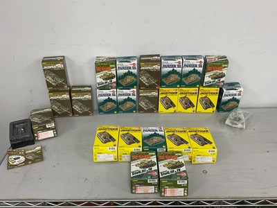Lot 543 - Twenty Four 1:144 Plastic Model Tanks by...