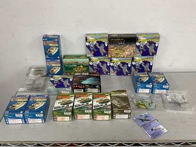 Lot 549 - Twenty Two 1:144 Scale Plastic Model Tanks and...