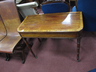 Lot 1547 - An Early XIX Century Mahogany Card Table, with...