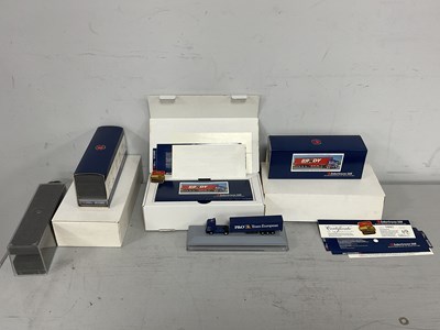Lot 564 - Four N Gauge Intertrans 148 Diecast Model...