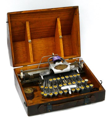 Lot 1226 - A Blickensderfer Feather Weight Aluminium...