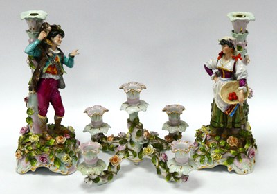 Lot 1017 - A Pair of Plaue-on-Havel Late XIX Century...