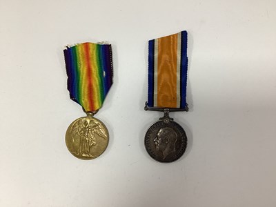 Lot 639 - WWI Argyll & Sutherland Highlanders Medal Duo,...