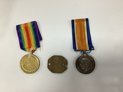 Lot 626 - WWI Casualty Black Watch Medal Duo, comprising...
