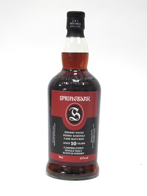 Lot 1352 - Whisky - Springbank Campbeltown Single Malt...