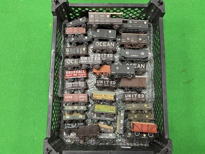 Lot 536 - Approximately thirty-seven kit-built 00 gauge...