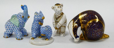 Lot 1066 - A Royal Crown Derby Porcelain Paperweight in...