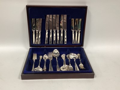 Lot 1101 - John Bolan's 'Sheffield' Canteen of Cutlery,...