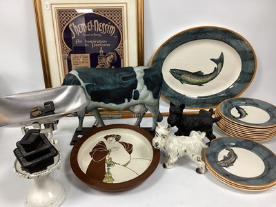 Lot 1050 - Twelve Williams Sonoma 'English Angler' Plates,...