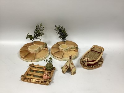 Lot 1107 - Pendelfin Circular Display Stand (x 2), Betsy...