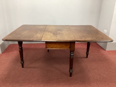 Lot 1440 - A XIX Century Mahogany Drop Leaf Table, with a...