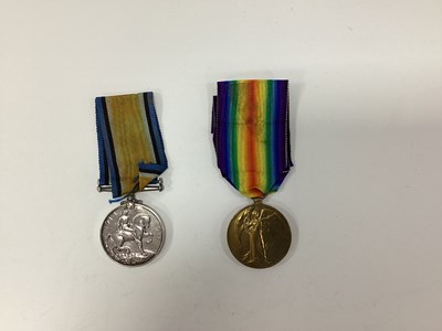 Lot 663 - WWI Casualty Gordon Highlanders Medal Duo,...