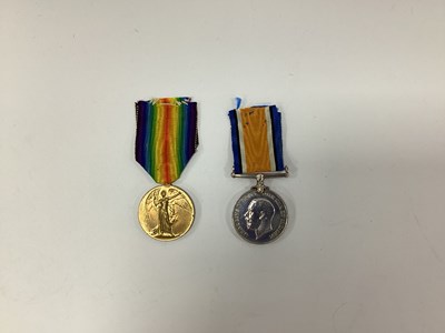 Lot 666 - WWI Seaforth Highlanders Medal Duo, comprising...