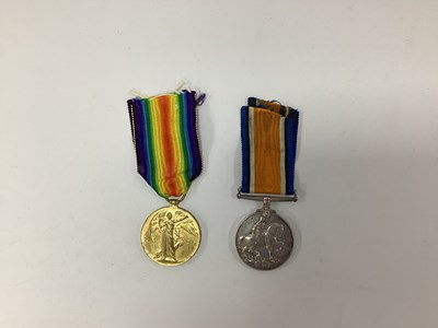 Lot 660 - WWI Casualty Gordon Highlander Medal Duo,...
