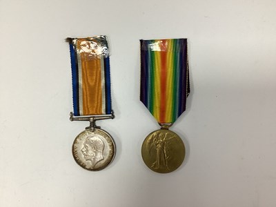 Lot 645 - WWI Gordon Highlanders Medal Duo, comprising...