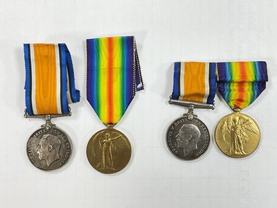 Lot 632 - WWI Casualty Black Watch Medal Duo, comprising...
