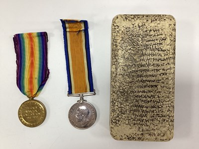 Lot 635 - WWI Casualty Gordon Highlanders Medal Duo In...