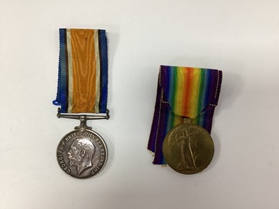 Lot 658 - WWI Casualty Gordon Highlanders Medal Duo,...