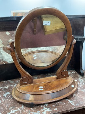 Lot 1517 - XIX Century Mahogany Dressing Table Mirror,...