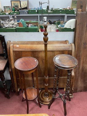 Lot 1519 - Early XX Century Oak Barley Twist Jardinere...