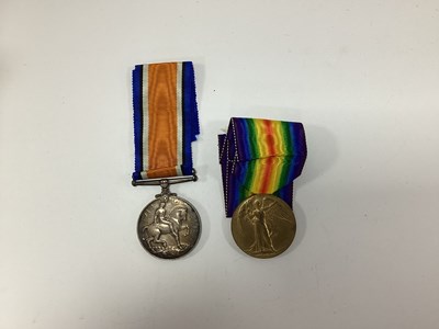 Lot 630 - WWI Casualty Gordon Highlanders Medal Duo,...
