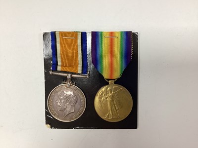 Lot 652 - WWI Casualty Black Watch Medal Duo, comprising...