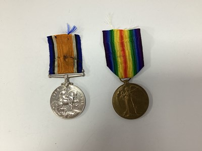 Lot 636 - WWI Gordon Highlanders Medal Duo, comprising...