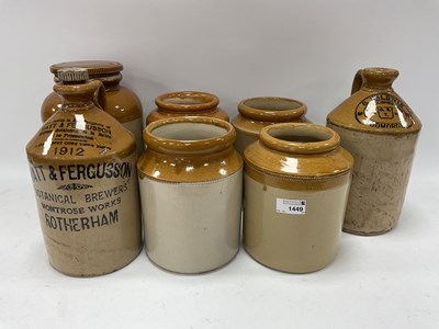 Lot 1449 - Two Large Stoneware Flagons 'Watt and...