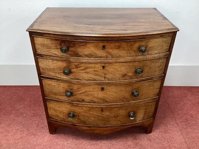 Lot 1463 - An Early XIX Century Mahogany Bow Fronted...