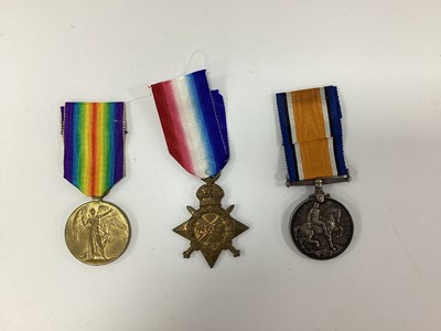 Lot 667 - WWI Casualty Black Watch Trio, comprising 1914-...