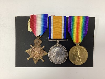 Lot 670 - WWI Casualty Gordon Highlanders Medal Trio,...