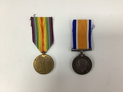 Lot 651 - WWI Officers Medal Duo, comprising British War...