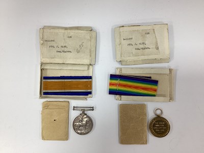 Lot 643 - WWI Casualty Seaforth Highlanders Medal Duo,...